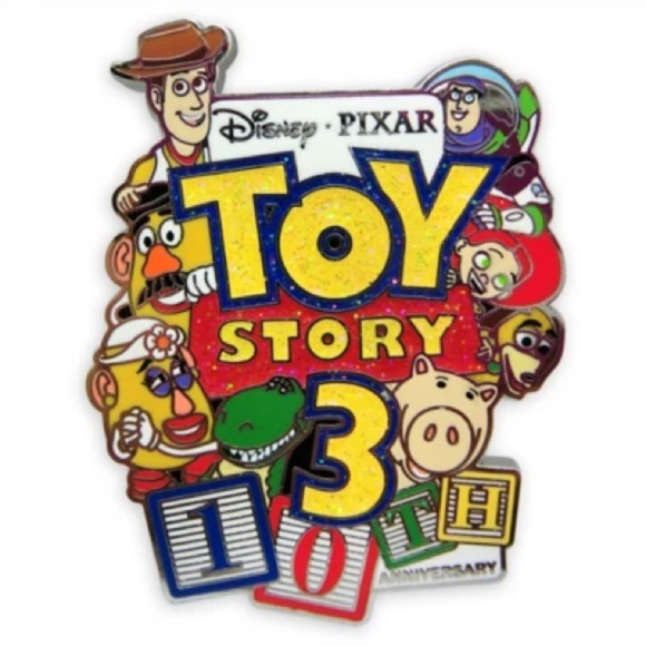 NEW DISNEY Pixar Toy Story 3 Pin 10th Anniversary - Picture 1 of 2